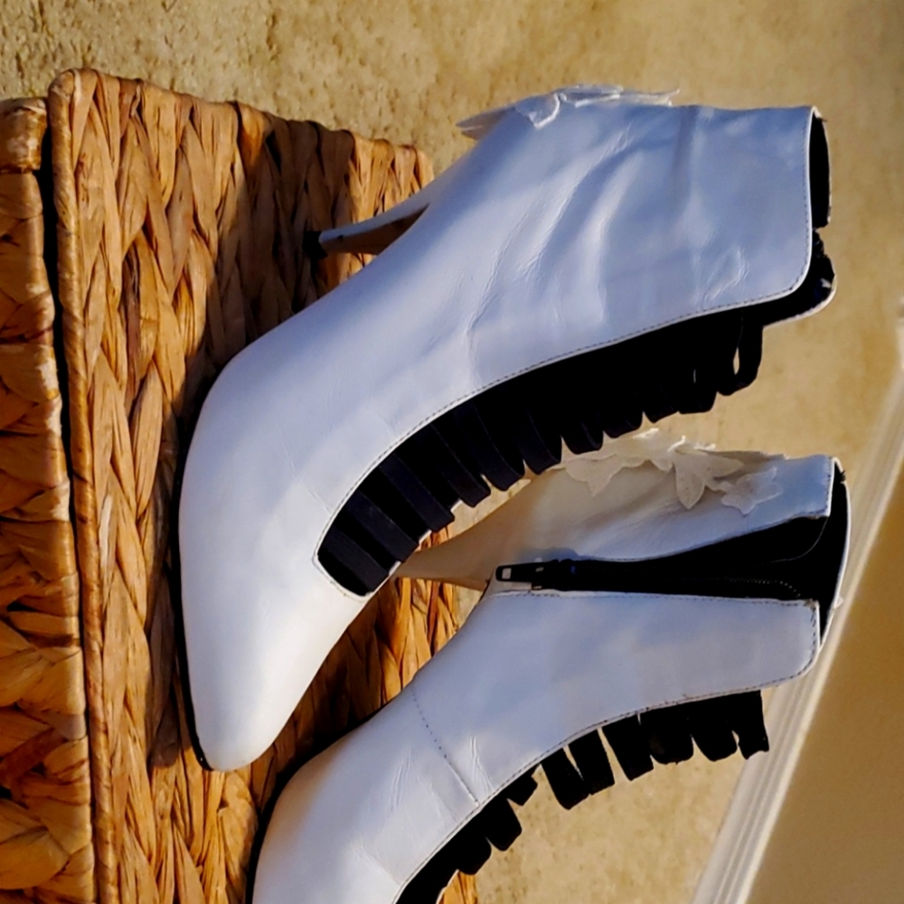 Leather boots